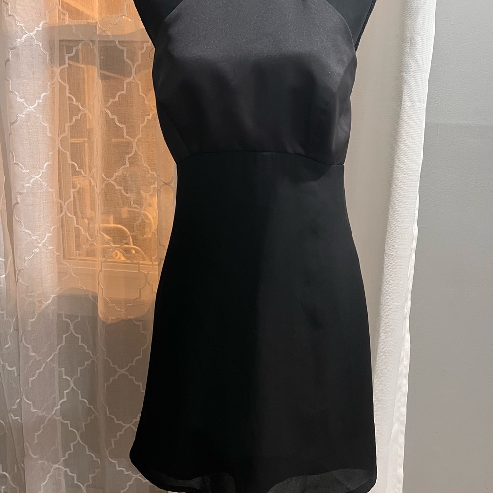 Black cocktail dress
